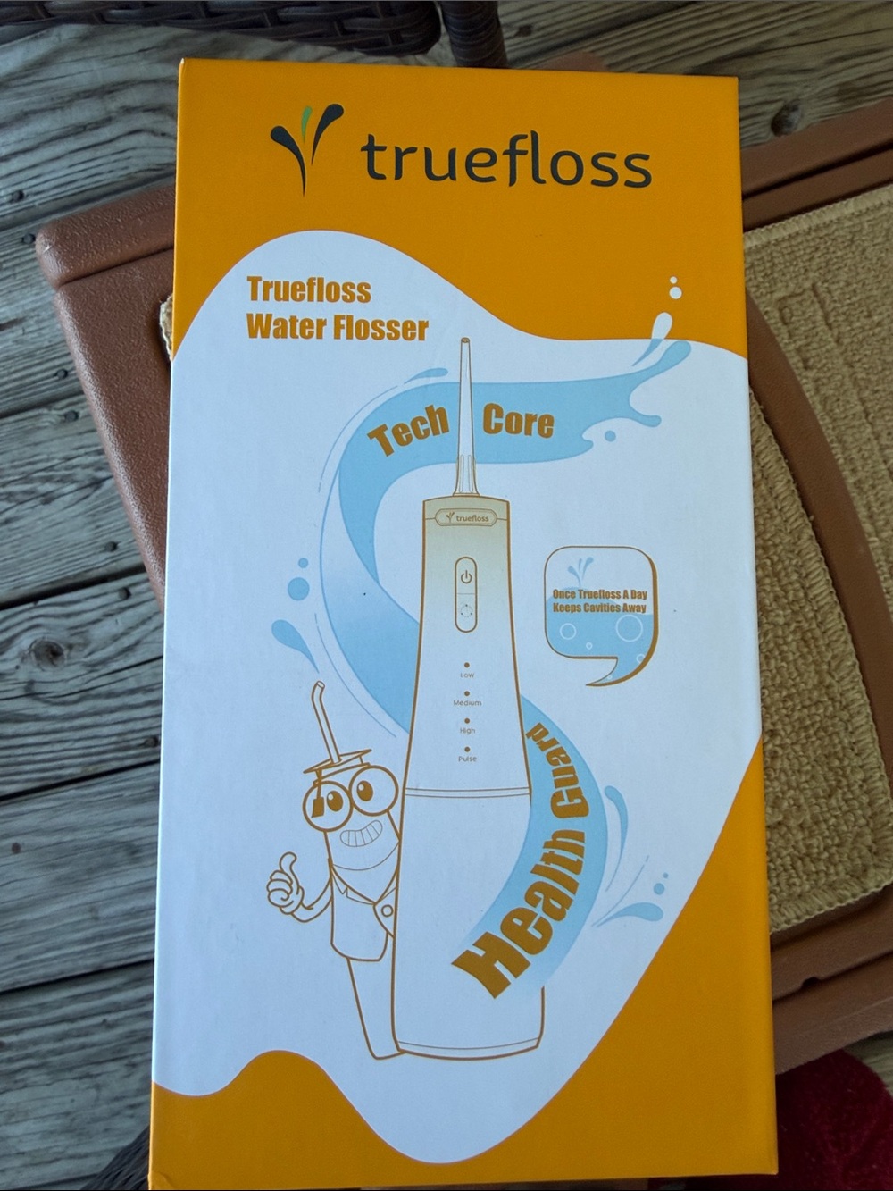 Truefloss Water Flosser - Orange/White